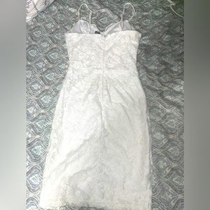 White lace dress